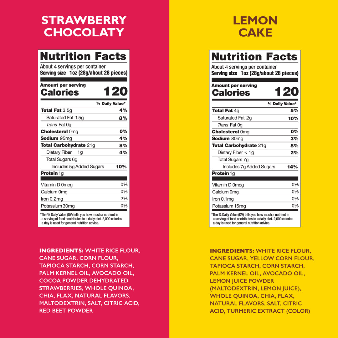 New Flavor Variety Pack [Lemon Cake & Chocolaty Strawberry] 4Oz - Image 2